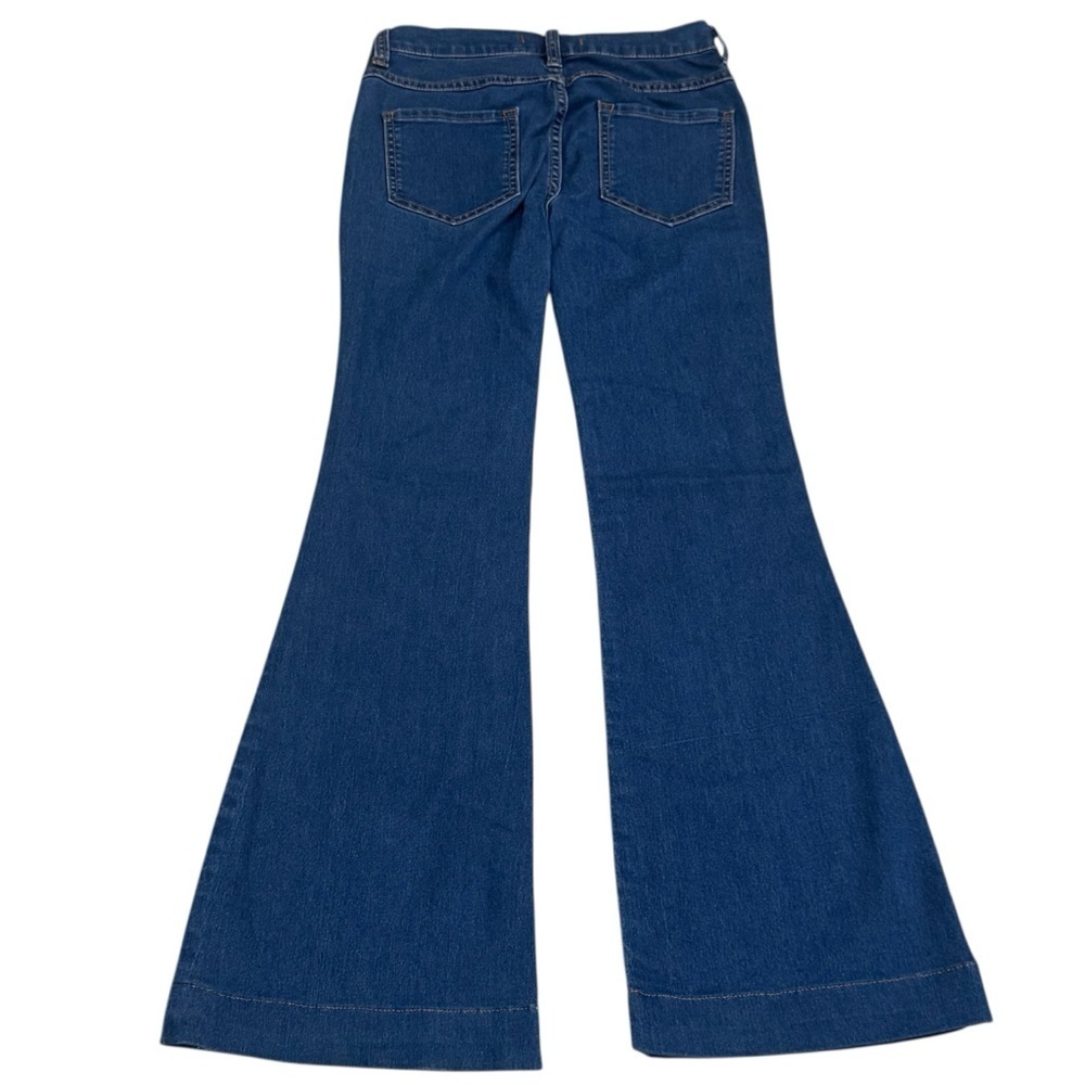 Free People Flare Stretch Jeans Retro‎ Country Cowgirl Rodeo Size 24 - Picture 4 of 10